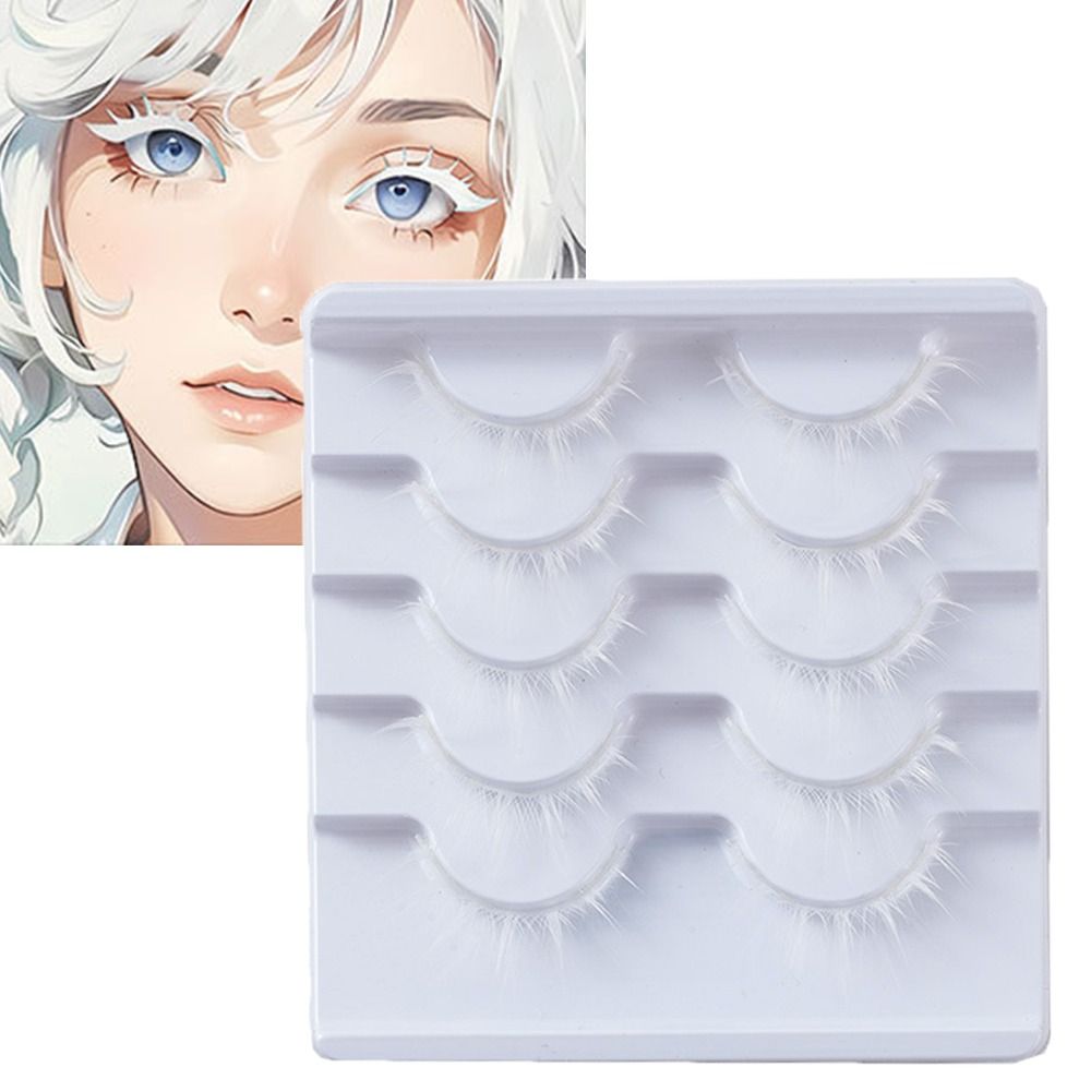Eyelash Extension Japanese Style - Sıcak Beyaz Beyaz Anime Kirpik Japon