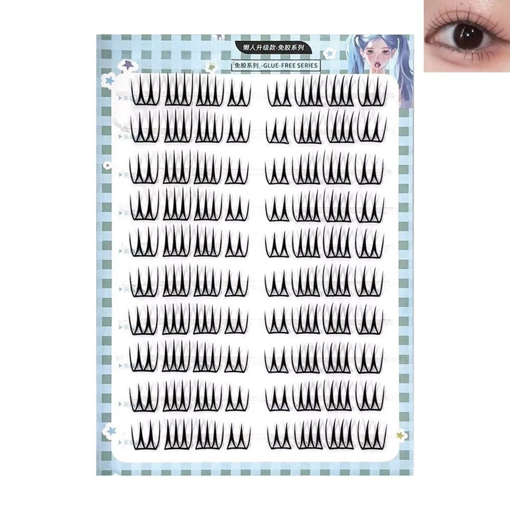 Eyelash Extension No 8 - Kore Tarzı Kendinden Yapışkanlı Takma Kirpikler