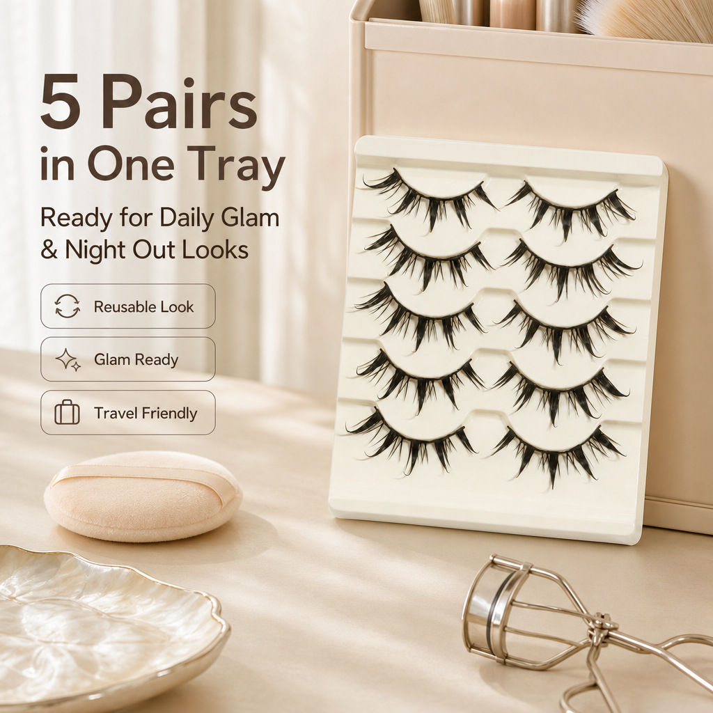 Cosplay Sahte Kirpikler 5 Adet - Eyelash Extension Japanese Style incelemesi ve fiyatı