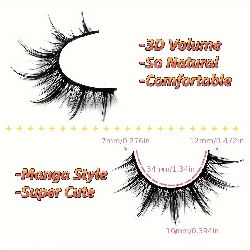 5 Çift Manga Anime Takma Kirpi - Eyelash Extension Japanese Style incelemesi ve fiyatı
