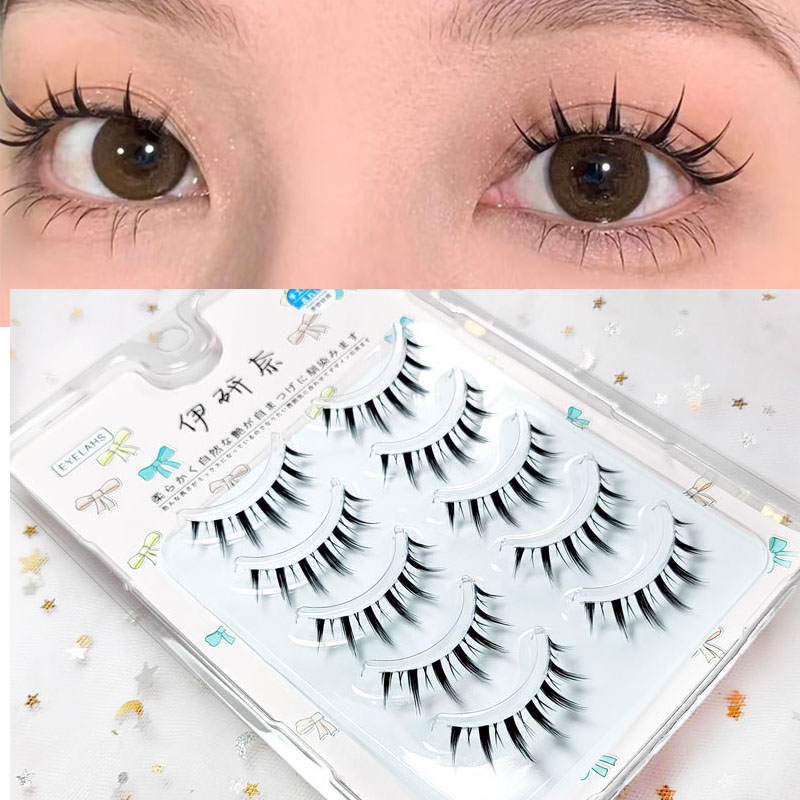 Yeni stil 5Pairs kadınlar doğa - Eyelash Extension Japanese Style incelemesi ve fiyatı